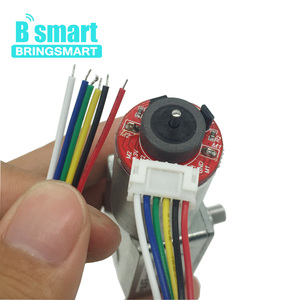 BringSmart SRY-370B 6v 12v <strong>24v</strong> Worm Gear DC Motor with <strong>Encoder</strong> Small 6-150rpm High Torque Low Speed Dc Motor <strong>Encoder</strong> - Product Image 5