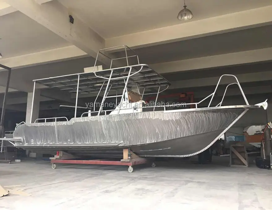 Глубокий V-образный корпус 9 м сварные алюминиевые уличные лодки для рыбалки