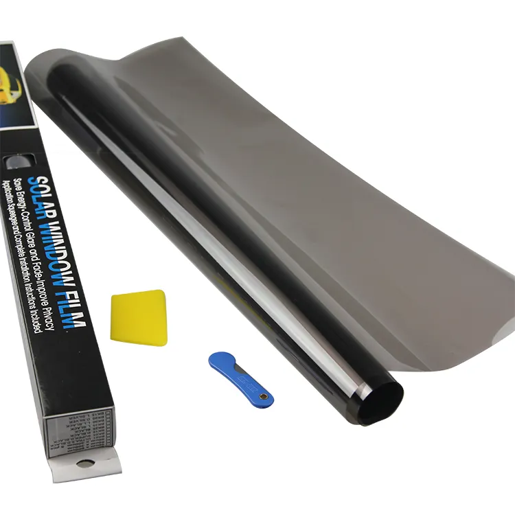 0.5m x 3m Self Adhesive Vinyl Rolls Smart Tint Solar Film Window StickerためCar