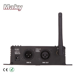 Controlador inalámbrico Dmx 2,4, 512G, transmisor, receptor, pantalla Lcd, controlador Dmx, repetidor, luz de Disco, controlador de luz Led Par