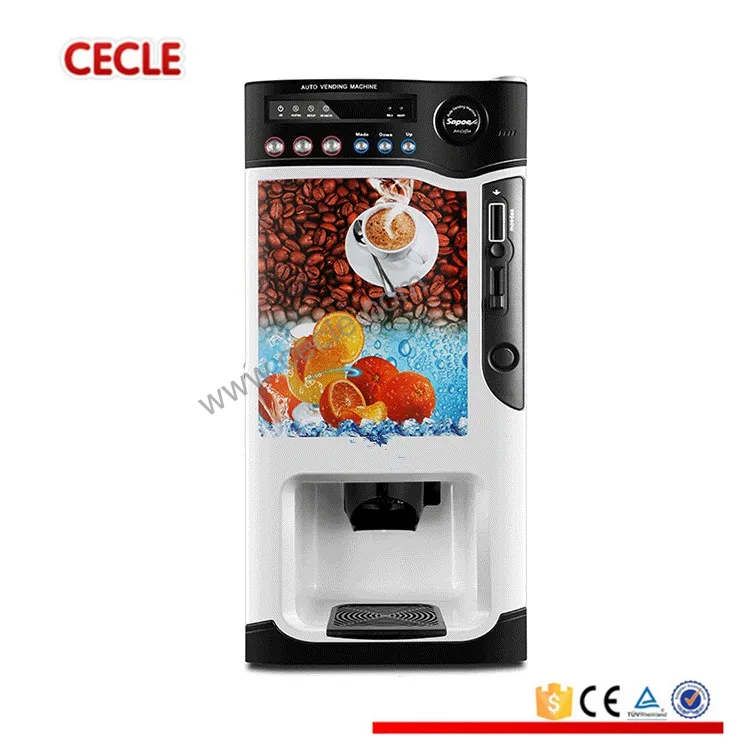Máquina Expendedora de bebidas, café, té, chocolate caliente, máquina expendedora, dispensador de tazas, fabricante