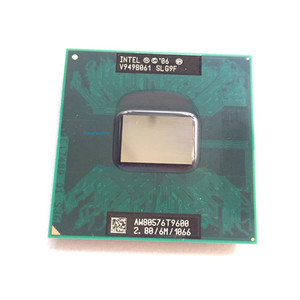ForインテルCPU Core 2 Duo T9600 CPU 6M Cache/2.8GHz/1066/Dual-Core Socket 478ノートpcのプロセッサGM45 PM45 - Product Image 1