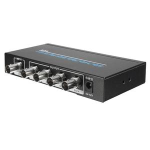 Divisor de vídeo bnc 1 em 4, distribuidor SD-SDI-1920 p para projetor, monitor cctv, câmera, amplificador de distribuição, 1x4 3g-hd 1080