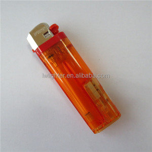 彩色塑料充气/可再充填 8.3厘米/83毫米 Led 打火机 - Product Image 2