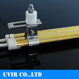 מפעל מכירה ישירה בינוני גל כפול צינור אינפרא אדום מנורת אינפרא אדום דוד ברור קוורץ מנורה - Product Image 4