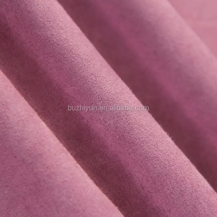 100% poliéster curto tecido microfibra camurça tecido para casaco jaqueta sapato