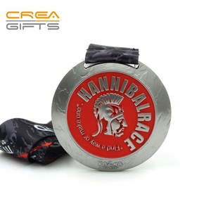 Özel tasarım 3D altın ejderha tekne Netball madalya madalyon yüksek kalite düşük fiyat kordon hatıra ödülü madalya ile şerit - Product Image 3