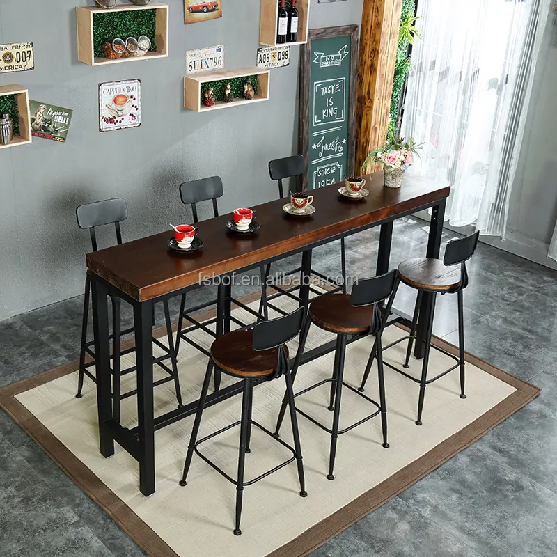 Nova moda café móveis barato usado restaurante de pé alto bar banheiro de mesa r1760