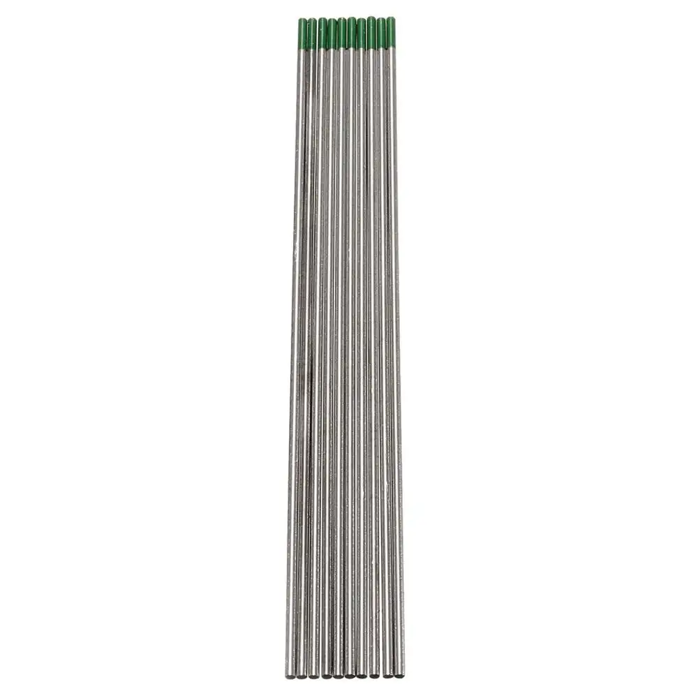 10pcs WC20 Gray Color code 2.4MM 150MM Cerium Tungsten Electrode Head Tungsten Needle/Wire for TIG Welding Machine