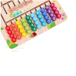 Wooden <strong>Number</strong> Baby Math <strong>Learning</strong> Pattern Education Toy Puzzle Game