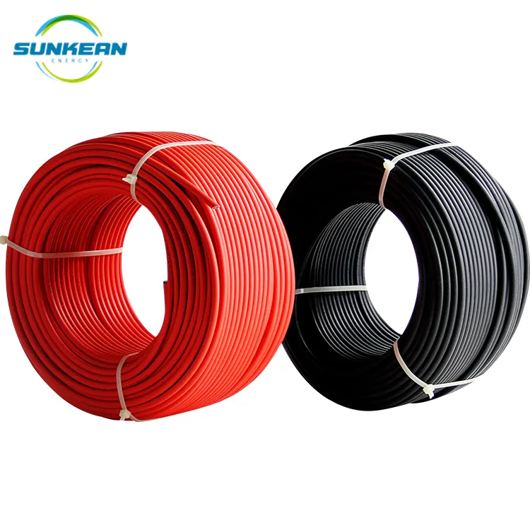 Solar Power system 4mm2 6mm2 PV dc solar cable for solar energy