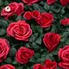 Wholesale Artificial Flower Panels Wedding Artificial Silk rose Flowers Wall Flowers For Decoration Wedding Artificial