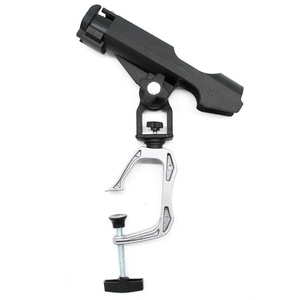 Balıkçılık için olta tutucular tekneler ile büyük kelepçe açılış 360 derece ayarlanabilir balık kutup raflar katlanır tutucu