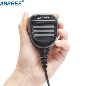 ABBREE אטים לגשם 2 פינים כתף מרחוק רמקול מיקרופון-rophone PTT למוטורולה רדיו PMR446 PR400 <span class=keywords><strong>Mag</strong></span> אחד BPR40 <span class=keywords><strong>a8</strong></span> ווקי טוקי