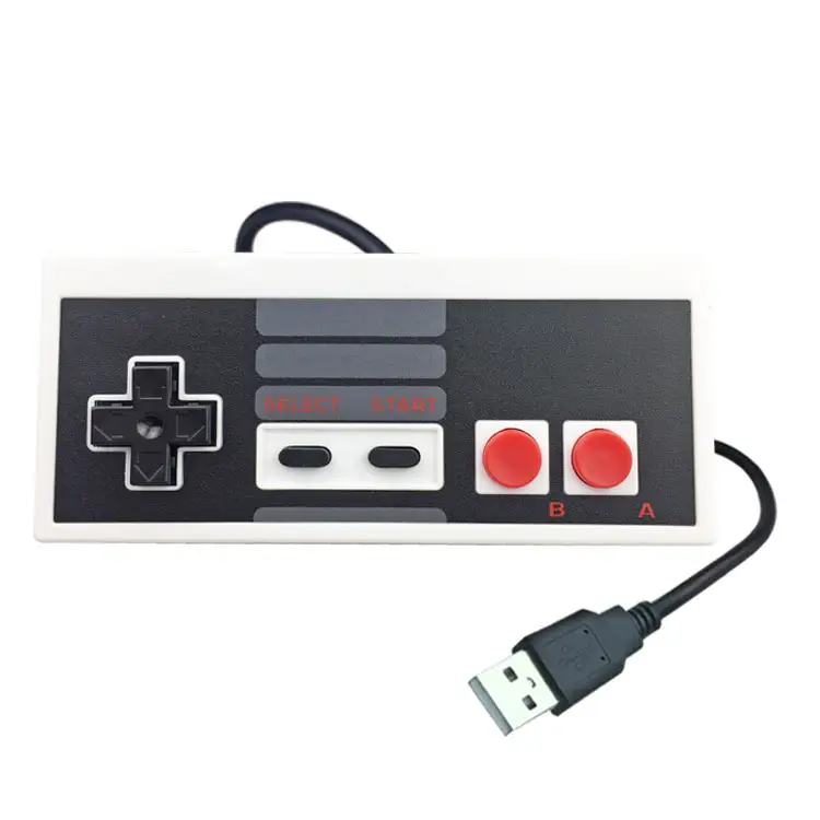 Pc usb joystick gamepad controlador NES con cable juego joypads para Pc