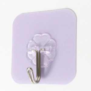 塑料贴纸衣架粘合剂墙可拆卸挂钩粘合剂钩 - Product Image 4