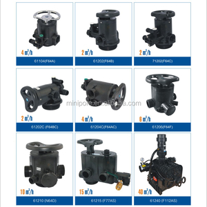 Frp serbatoio automatico runxin controllo addolcitore acqua valvole di controllo manuale filtro per il trattamento delle acque - Product Image 3