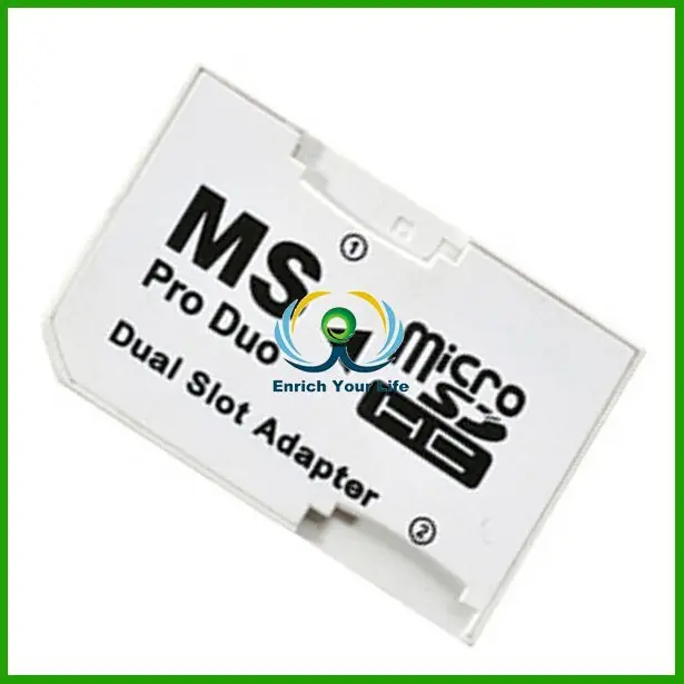 Adaptador duplo pro memória, para sony psp