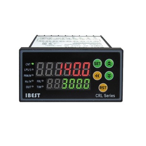 IBEST CRL Pantalla LED de 6 dígitos Contador de medidor de velocidad de línea Tacho de frecuencia RPM Temporizador de conteo preestablecido digital multifunción - Product Image 3