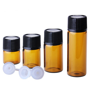 1毫升2毫升3毫升玻璃瓶透明样品瓶，带盖，用于血清油化妆品护理包装 - Product Image 3