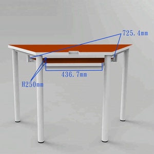 Universität Computer Tabelle Student Schreibtisch Labortisch Ränge Trapez Trapez Leiter Typ - Product Image 3