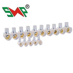 Tornillos de entrada de un lado, bloques de terminales, conector de barra de latón, PC