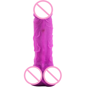FAAK 25 * 5厘米超级尺寸 Dildo 机器女性快乐玩具医用双液体 Pvc 阴茎与免提吸盘阴茎玩具