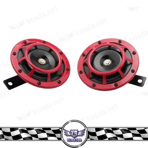 12v סופר רם הורן, קול צופר מכונית 12v Supertone צופר אדום גריל ערכה