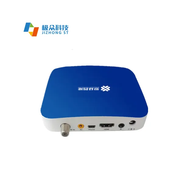 Jizhong receptor de cabo digital, decodificador de tv digital full hd dvbc, para internet