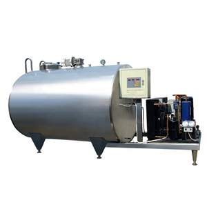 เย็นถังนมสแตนเลส 200l ราคาแนวตั้งจำนวนมากนม chiller 2000l ถังน้ำหล่อเย็น