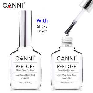 CANNI long wear 光亮闪亮面漆凝胶抛光剂 led 紫外线凝胶批发指甲供应 18毫升无干净面漆指甲凝胶波兰