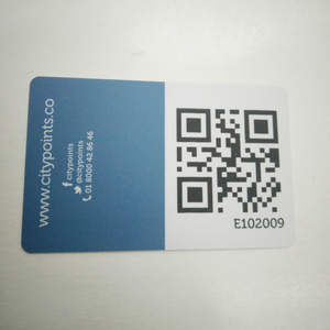 定制设计烫印箔塑料卡 qr 码