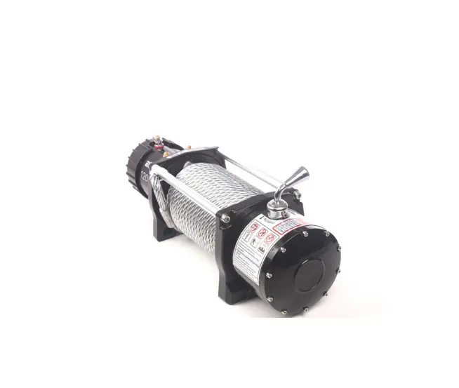 12000lbs 12V 4x4 off-road electric winch used synthetic electric winch rope with accessories as finished set
