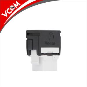 VCOM网络无工具UTP RJ45连接器8p8c 180度非屏蔽6类梯形插孔 - Product Image 4