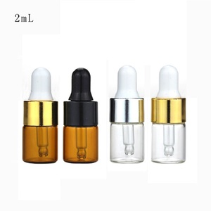 空 1 毫升 2 毫升 3 毫升 2 色玻璃化妆包装精油滴管瓶 - Product Image 4
