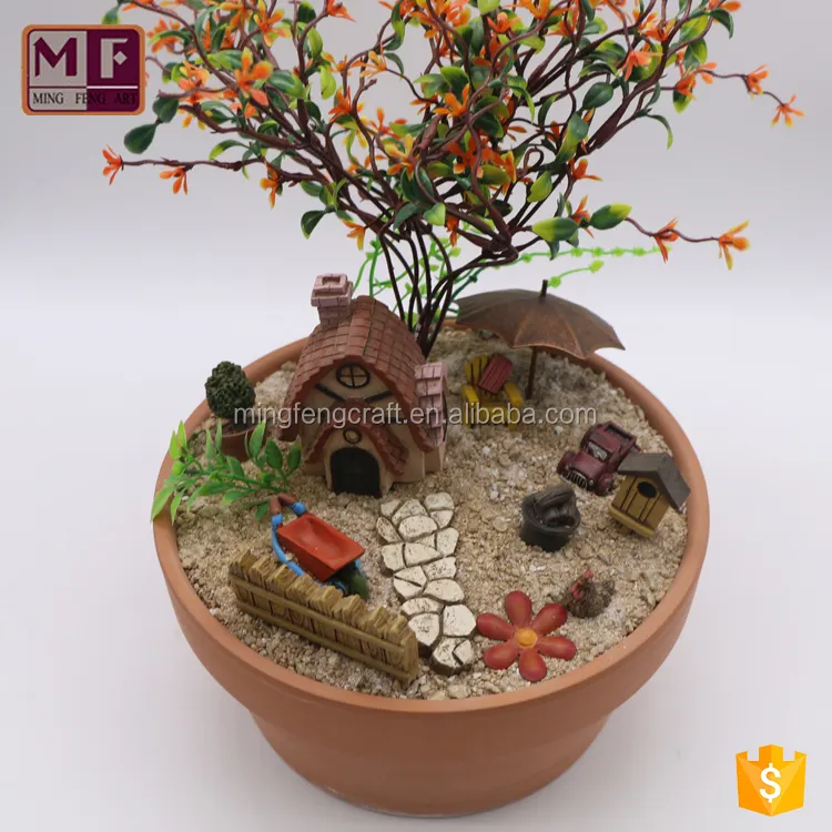 Personnalisé Résine Miniature Jardin Fée Kits