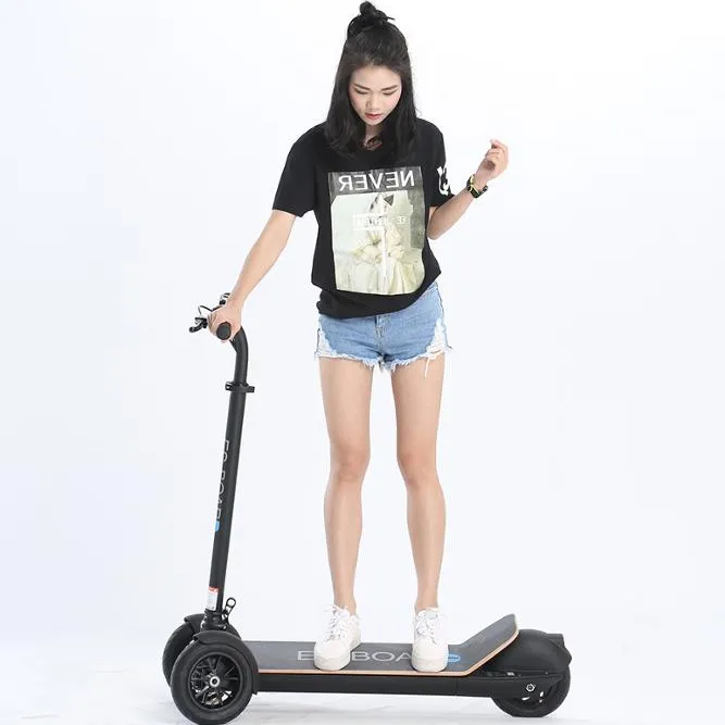 大人のためのベストセラーESWING全地形対応電動スケートボードサイクルボード3輪モビリティスクーター