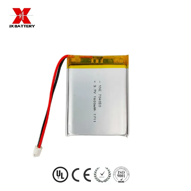 Şarj edilebilir ucuz lipo piller pil 704050 3.7 v 1600 mAh tıbbi cihaz için