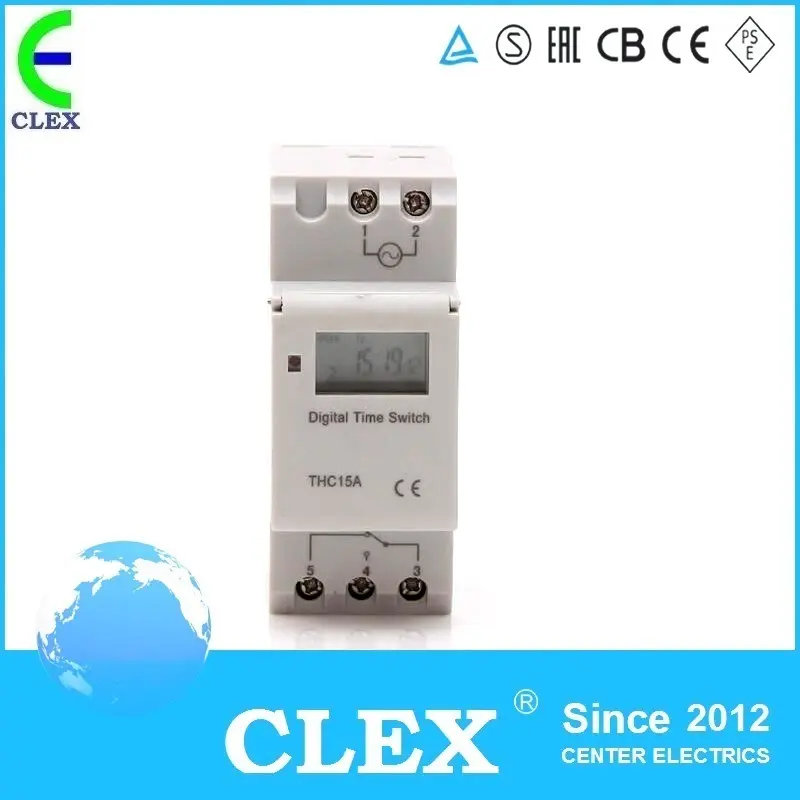 THC15 AC 110 V Tempo Digitale LCD Programmabile Timer AC 110 V 30A Relay Timer Interruttore