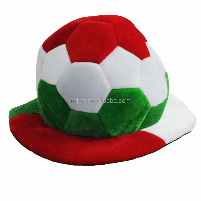 Divertida bandera italiana de fiesta, color, crazy soccer fan, sombreros, MH-1882
