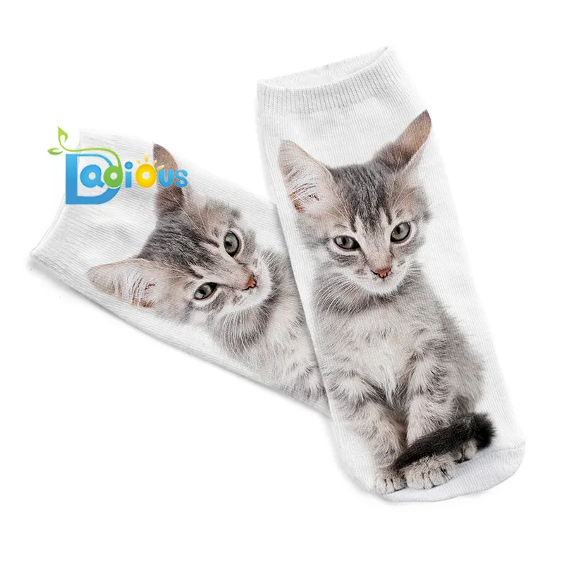 DDLG Commercio All'ingrosso Cozy Calzini Divertenti Animale Stampa Magia Delle Donne di Gatto e di Cane Calze