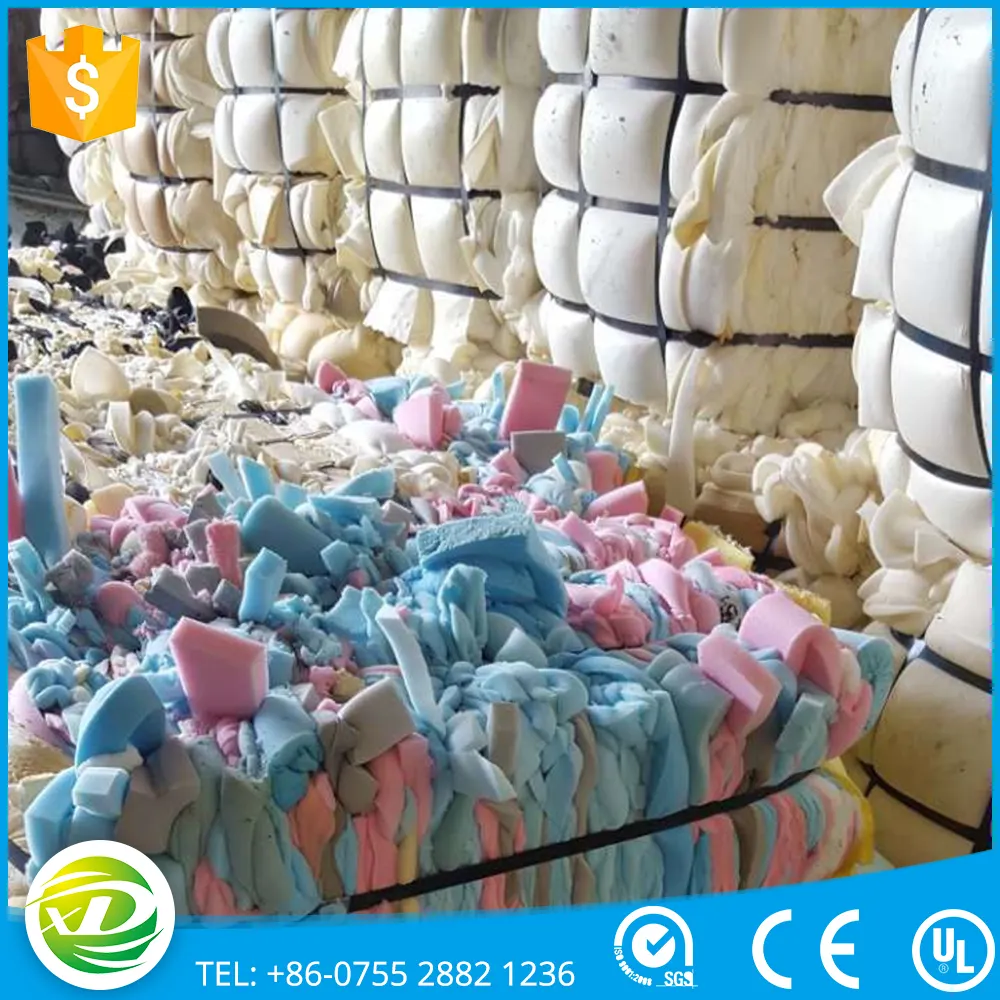 100% Clean and dry unused off cuts pu foam scrap in bales prices
