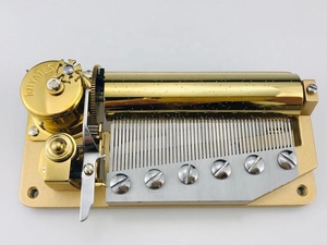 Yunsheng altın renk 50 not deluxe müzikal hareketi özel şarkı müzik kutusu - Product Image 4