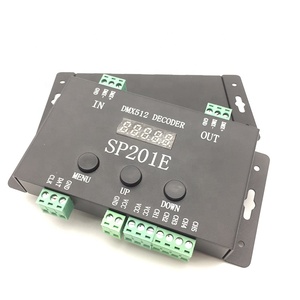 SP201E <strong>Dmx512</strong> Rgbw Addressable <strong>Led</strong> Pixel <strong>Decoder</strong> Controller PWM <strong>Output</strong> WS2812B UCS1903 TM1804 - Product Image 1