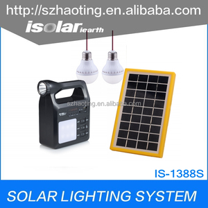 IS-1388S 3ワット充電式緊急ledランタンソーラー照明キット、<span class=keywords><strong>slar</strong></span>ホーム照明システムとソーラーライト