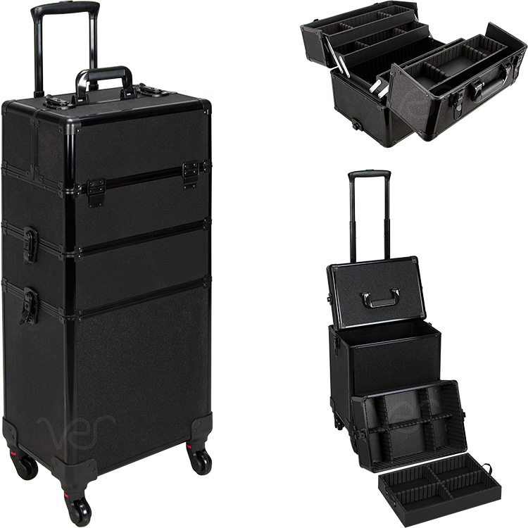 2 en 1 maquillaje set caso