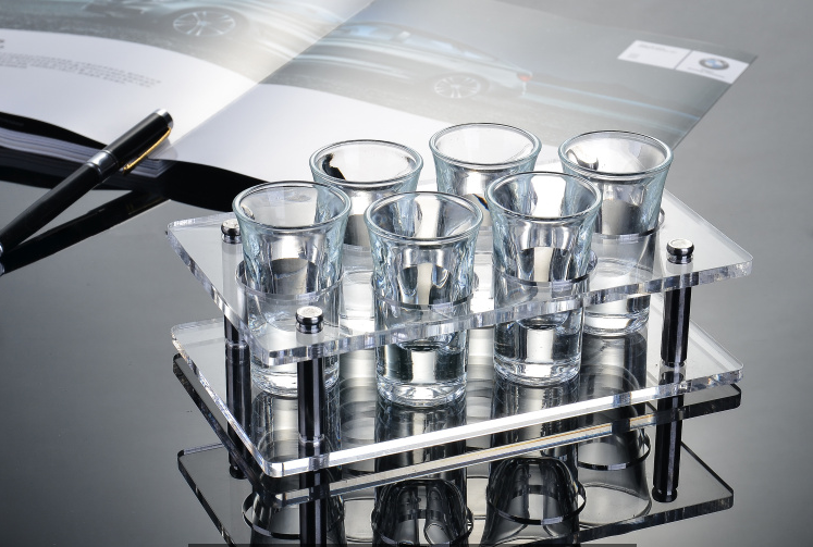 K-229-02W Clear drinking glass tumbler Whiskey glass shot glass