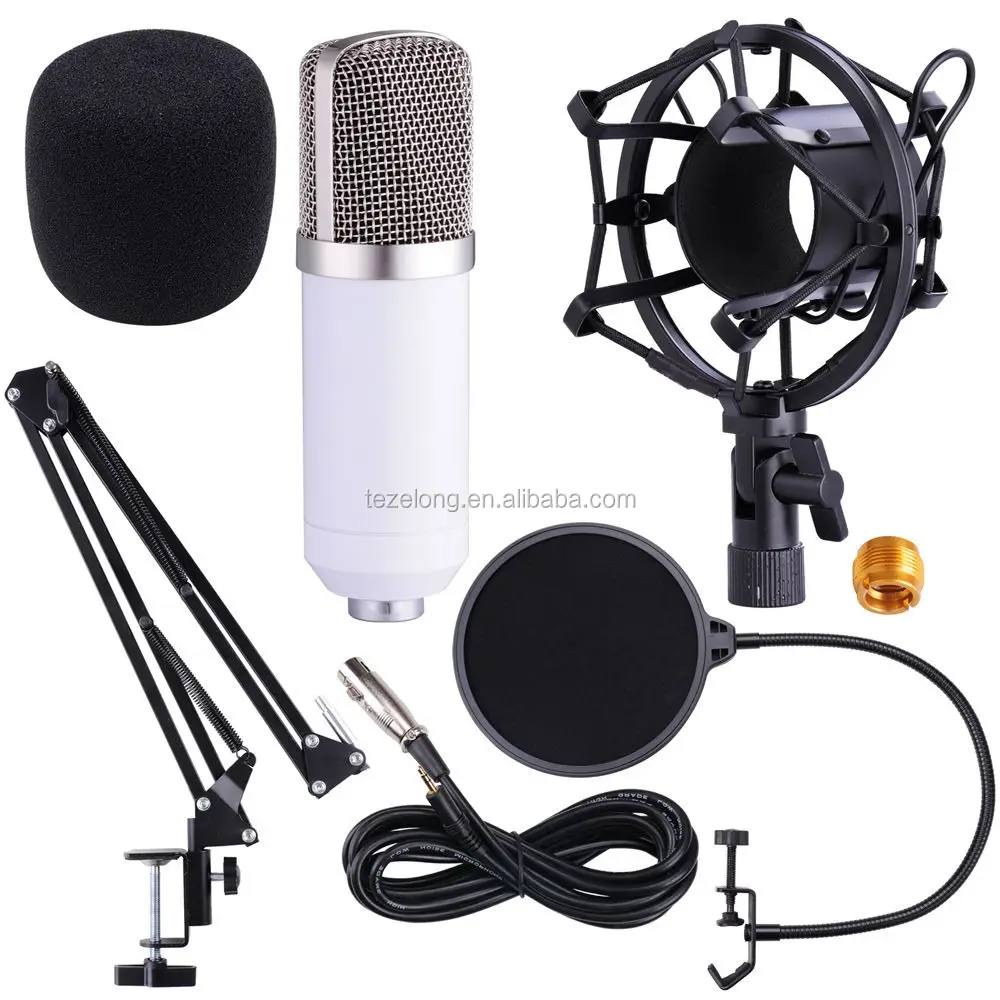 Per la registrazione video BM-800 jack da 3.5mm Microfono A Condensatore Professionale USB Mic microfoni BM800