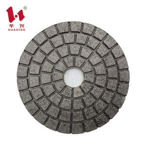 Huaxingバフ100mm大理石花崗岩4インチファイナルバフパッド