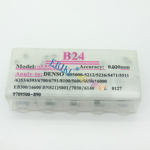 Denso Common Rail ayarlama shim <span class=keywords><strong>cri</strong></span> enjektörleri için ERIKC B24 kalibrasyon şim şimler CONTA TAKIMI boyutu: 1.12mm-1.30mm